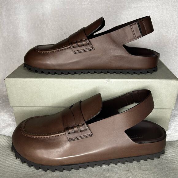 Officine Creative Pelagie 015 Slingback Loafers Brown Sz 38 (US 8) NIB